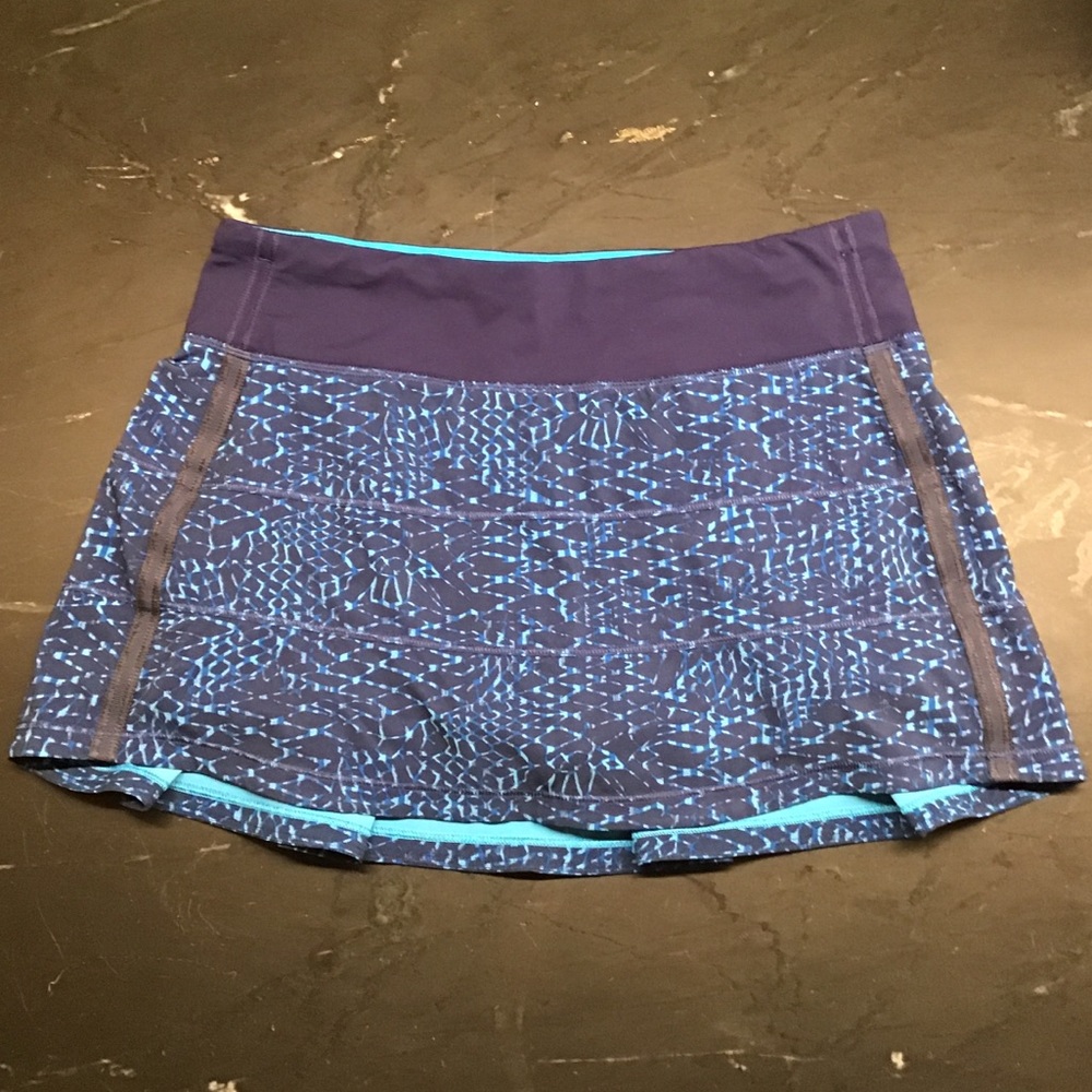 LULULEMON Pace Rival Skirt II Navy Size 6